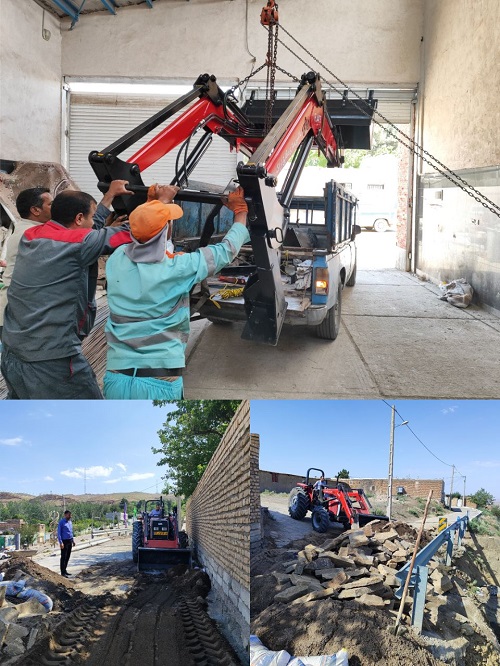 خرید بیل تراکتوری تعادلی چهار جک استاندارد