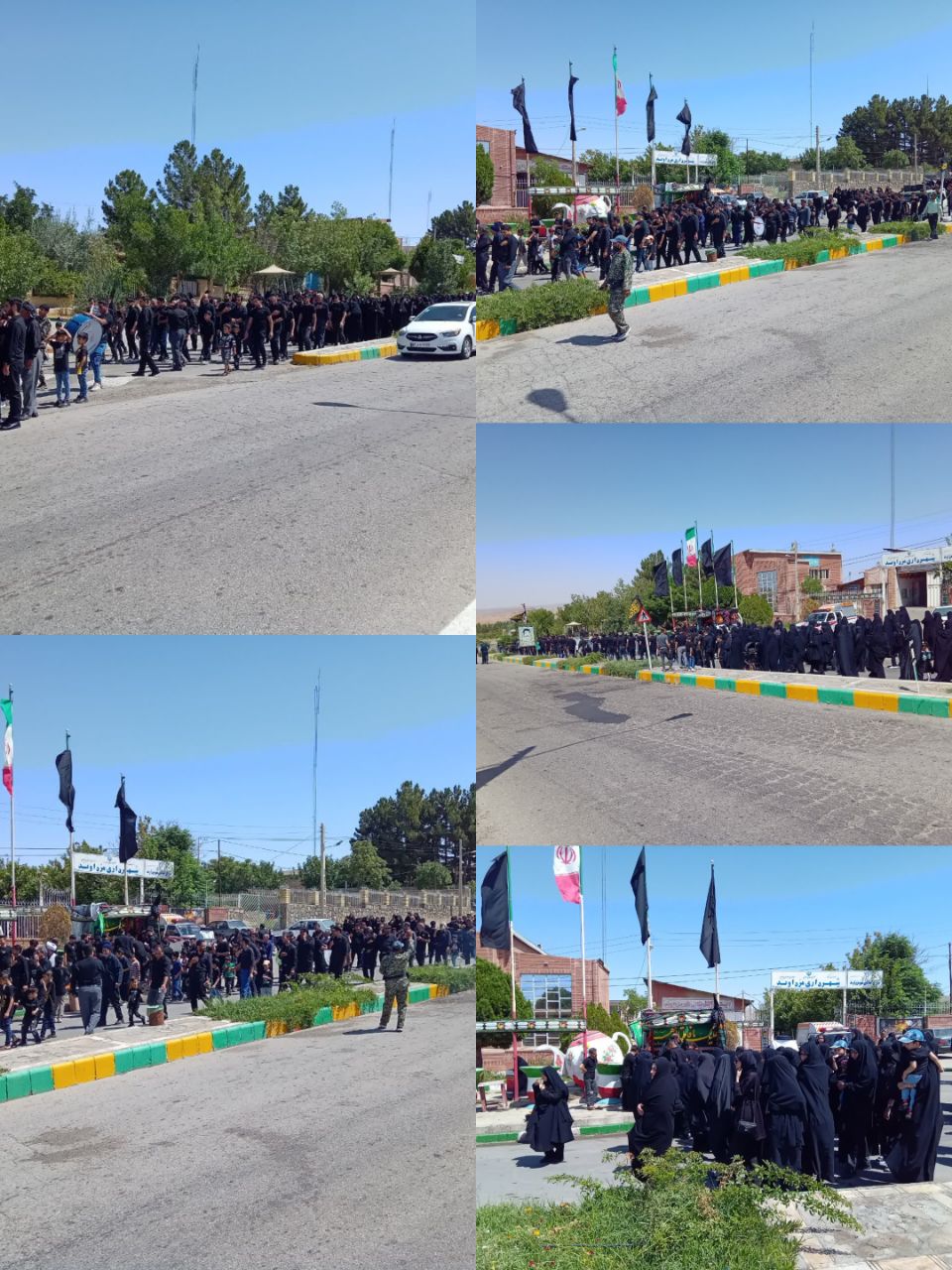 مراسم عزاداری،دسته روی و سینه زنی روز تاسوعا حسینی در شهر مزداوند