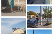 نصب و ترمیم تابلوهای معابر شهر مزداوند