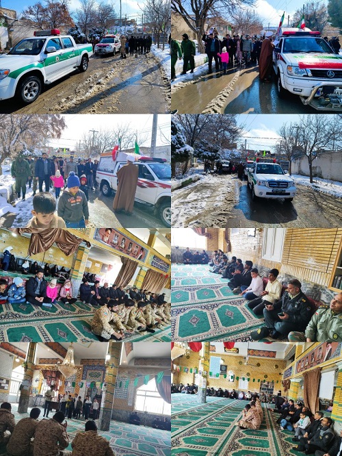 راهپیمایی باشکوه ۲۲ بهمن ۱۴۰۳ در شهر مزداوند