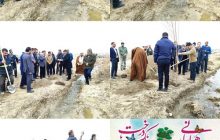 شروع درختکاری و توسعه فضای سبز عمومی در شهر مزداوند و پارک گردشکری غار با حضور نماینده محترم مجلس،فرماندار گرامی و جمعی از مسئولین،معتمدین و روحانی مسجد