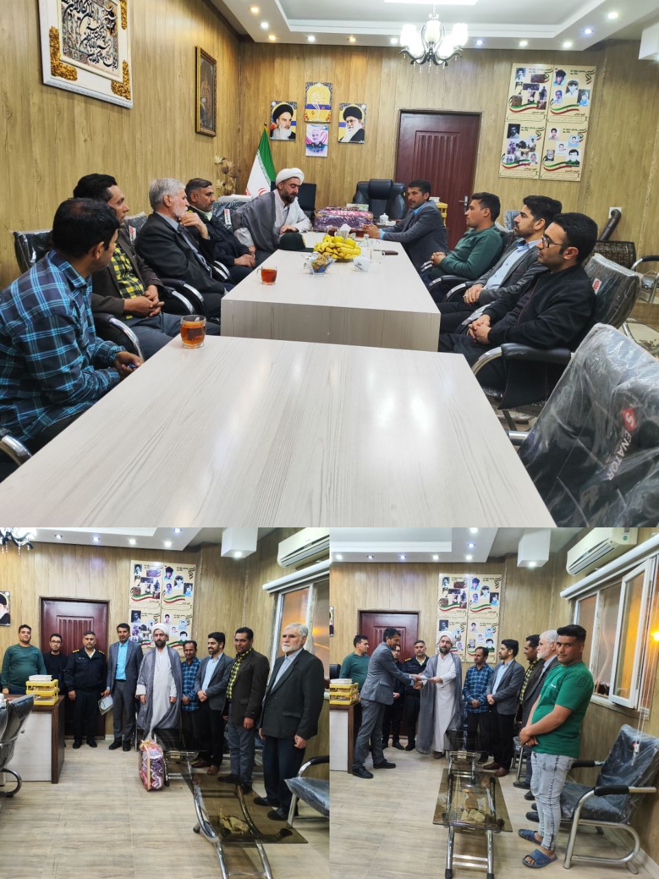 تقدیر از خدمات شهردار و پرسنل شهرداری مزداوند