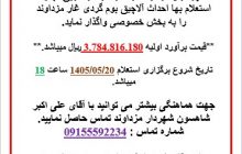 مناقصه استعلام بها احداث آلاچیق بوم گردی غار مزداوند